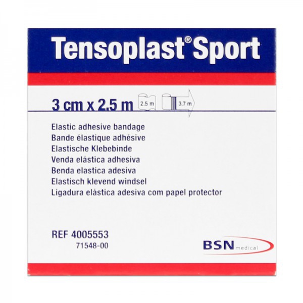 Tensoplast Sport 3 cm x 2,5 metros: Venda elástica adhesiva porosa